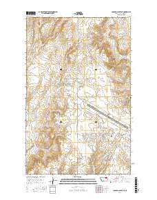 Chapman Coulee NE 2017 topographic map thumbnail