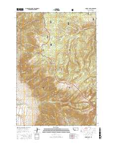 Cherry Lake 2017 topographic map thumbnail