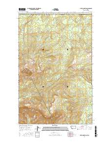 Chief Mountain 2017 topographic map thumbnail