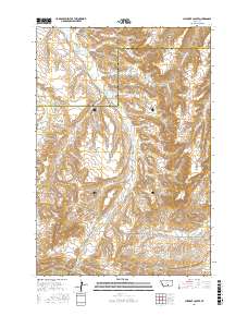 Chilkoot Coulee 2017 topographic map thumbnail