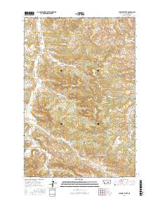 Chimney Butte 2017 topographic map thumbnail