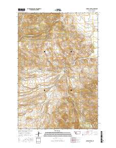Chimney Lakes 2017 topographic map thumbnail