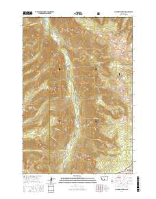 Chrome Mountain 2017 topographic map thumbnail