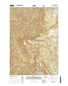 Cirque Lake 2017 topographic map thumbnail