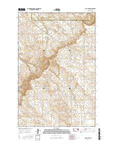 Clay Butte 2017 topographic map thumbnail