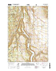 Cliff Lake 2017 topographic map thumbnail