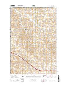 Cluster Buttes SE 2017 topographic map thumbnail