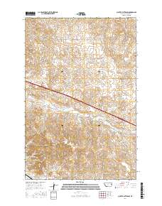 Cluster Buttes SW 2017 topographic map thumbnail