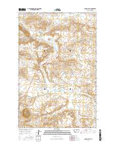 Coburn Butte 2017 topographic map thumbnail