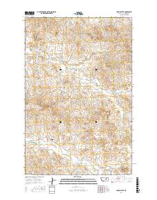 Coffin Butte 2017 topographic map thumbnail