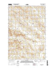 Cohagen SW 2017 topographic map thumbnail