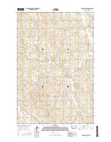 Coleman Coulee 2017 topographic map thumbnail