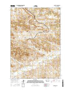 Colstrip SE 2017 topographic map thumbnail