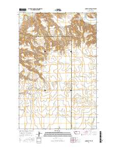 Conrad Butte 2017 topographic map thumbnail