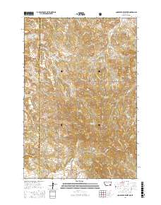Cook Creek Reservoir 2017 topographic map thumbnail
