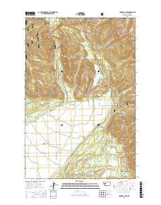 Coopers Lake 2017 topographic map thumbnail