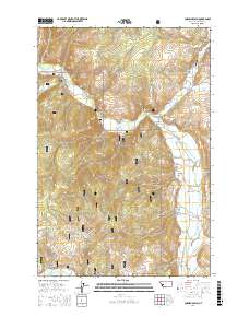 Cornish Gulch 2017 topographic map thumbnail