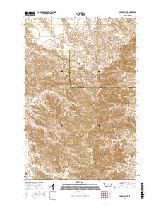 Corral Butte 2017 topographic map thumbnail