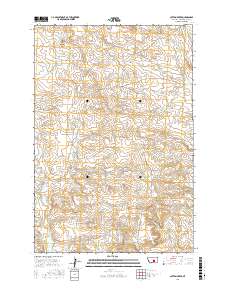 Cotton Creek 2017 topographic map thumbnail