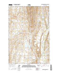 Cottonwood Reservoir 2017 topographic map thumbnail