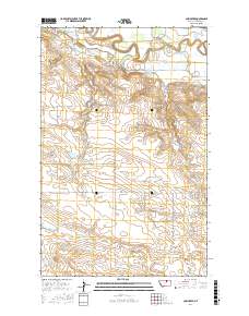 Cow Creek 2017 topographic map thumbnail
