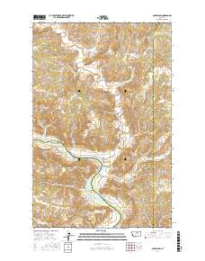 Cow Island 2017 topographic map thumbnail