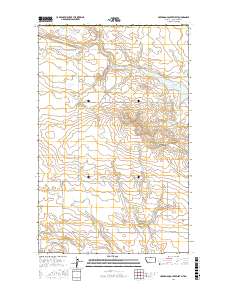 Creedman Coulee West 2017 topographic map thumbnail
