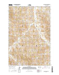 Crow Agency NE 2017 topographic map thumbnail