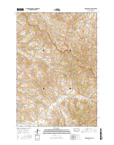 Crow Agency SE 2017 topographic map thumbnail