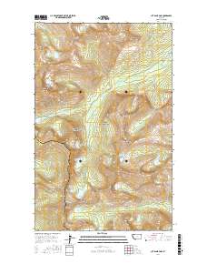 Cut Bank Pass 2017 topographic map thumbnail