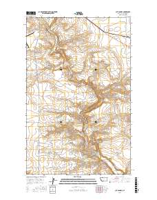 Cut Bank SE 2017 topographic map thumbnail