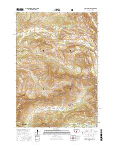 Cutoff Mountain 2017 topographic map thumbnail