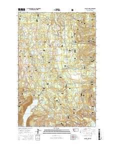 Cygnet Lake 2017 topographic map thumbnail