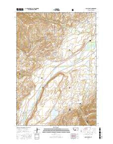 Dailey Lake 2017 topographic map thumbnail