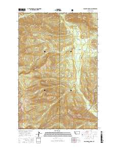 Danaher Mountain 2017 topographic map thumbnail