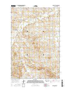 Darby Buttes 2017 topographic map thumbnail