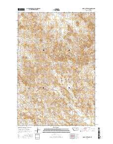 Darby Buttes SW 2017 topographic map thumbnail
