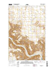 Dark Butte 2017 topographic map thumbnail