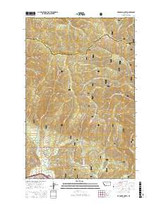De Borgia North 2017 topographic map thumbnail