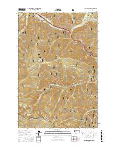 De Borgia South 2017 topographic map thumbnail