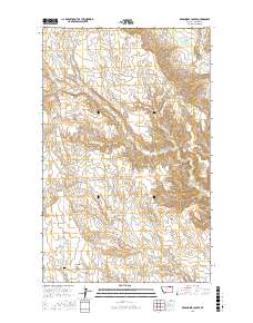 Dead Horse Coulee 2017 topographic map thumbnail