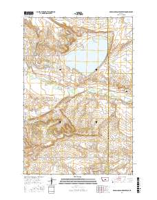 Deadmans Basin Reservoir 2017 topographic map thumbnail