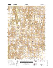 Deep Creek SE 2017 topographic map thumbnail