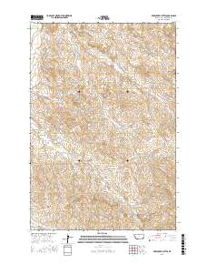 Deer Creek Buttes 2017 topographic map thumbnail