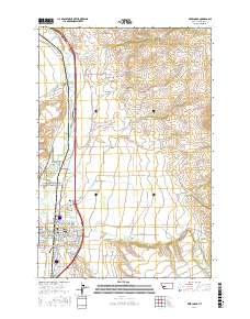 Deer Lodge 2017 topographic map thumbnail