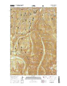 Dick Creek 2017 topographic map thumbnail