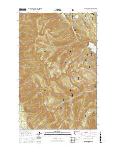 Doris Mountain 2017 topographic map thumbnail