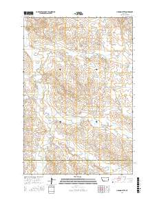 Harmon Butte 2017 topographic map thumbnail