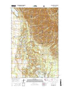 Hash Mountain 2017 topographic map thumbnail