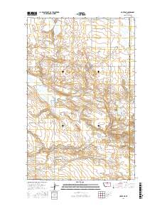 Havre NE 2017 topographic map thumbnail